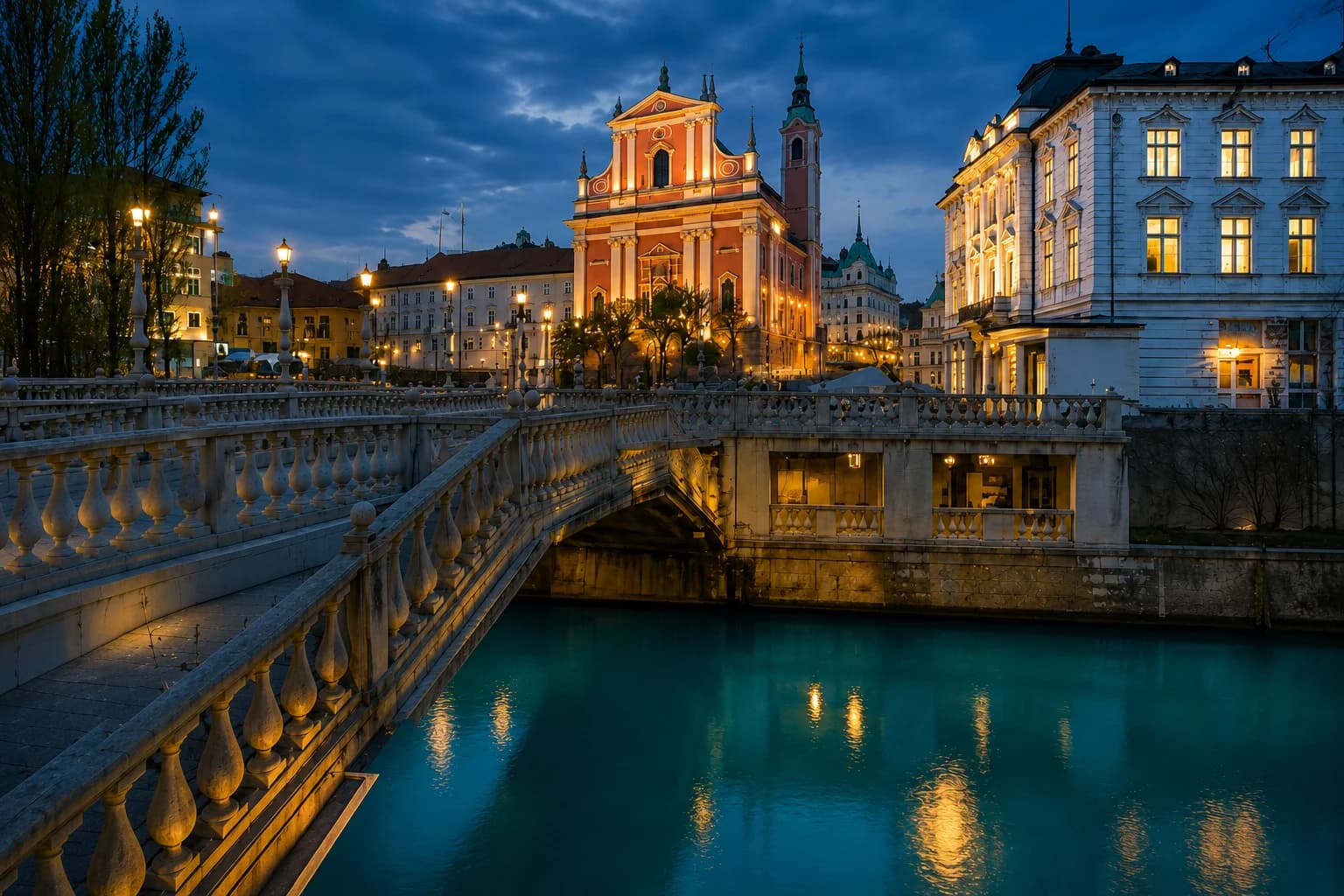 Ljubljana City Center, Slovenia